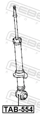 FEBEST FEBEST (TAB-554) Bush, shock absorber 