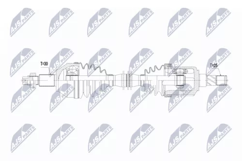 NTY NTY NPW-AR-030 NTY NPW-AR-030 Drive Shaft 