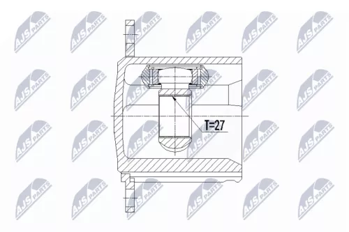 Front Front Left Front Right NTY Cv Joint & Boot Kit