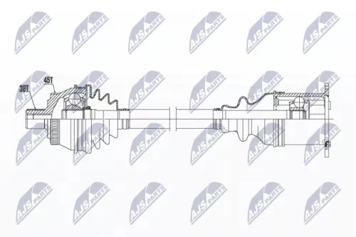 NTY NPW-AU-015 Drive Shaft