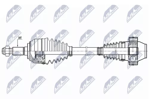 NTY NPW-AU-025 Drive Shaft