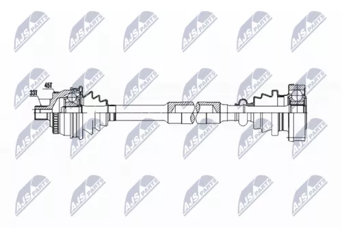 NTY NTY NPW-AU-042 NTY NPW-AU-042 Drive Shaft 