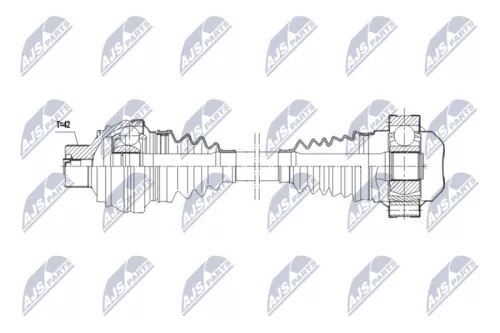 NTY NPW-AU-082 Drive Shaft