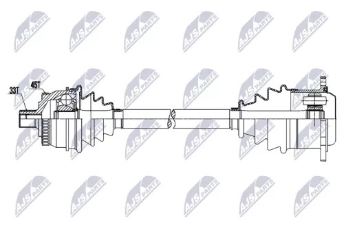 NTY NTY NPW-AU-097 NTY NPW-AU-097 Drive Shaft 