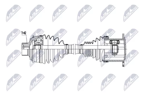 NTY NTY NPW-AU-115 NTY NPW-AU-115 Drive Shaft 