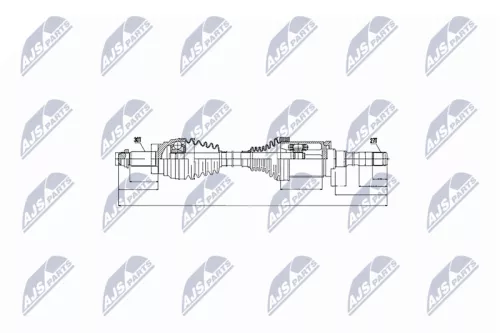NTY NPW-BM-016 Drive Shaft