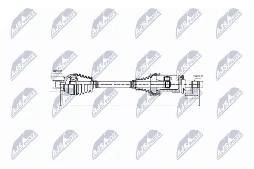 Front Left Front NTY Drive Shaft