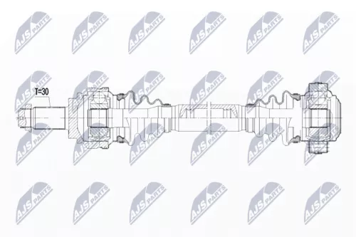 NTY NPW-BM-038 Drive Shaft