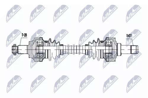 NTY NPW-BM-051 Drive Shaft