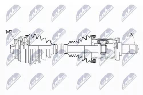 NTY NTY NPW-BM-055 NTY NPW-BM-055 Drive Shaft 
