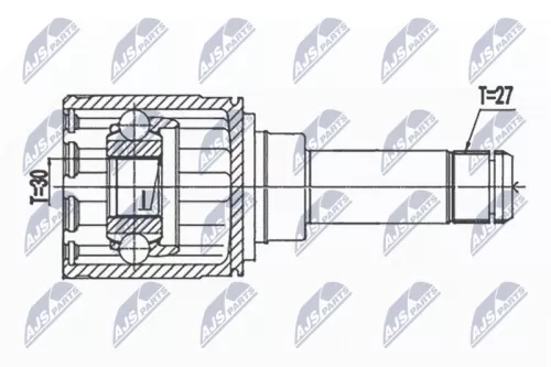 Rear Left Rear Right NTY Cv Joint & Boot Kit