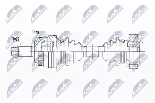 NTY NPW-BM-147 Drive Shaft