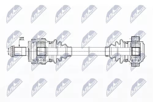 NTY NTY NPW-BM-148 NTY NPW-BM-148 Drive Shaft 