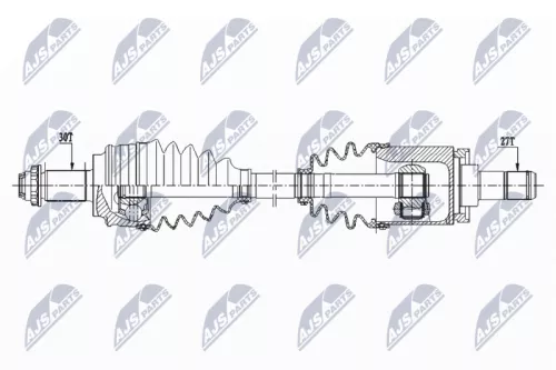 NTY NPW-BM-151 Drive Shaft