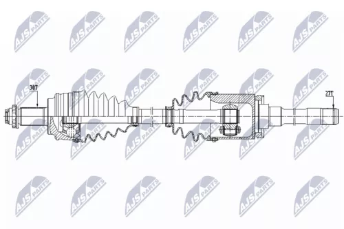 NTY NPW-BM-152 Drive Shaft