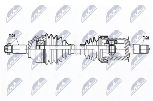 NTY NTY NPW-BM-161 NTY NPW-BM-161 Drive Shaft 