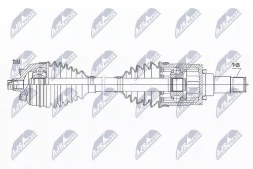 NTY NPW-BM-168 Drive Shaft