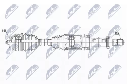 NTY NTY NPW-BM-172 NTY NPW-BM-172 Drive Shaft 