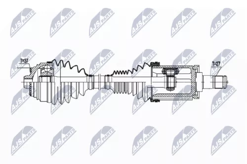 NTY NPW-BM-177 Drive Shaft