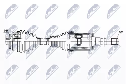 NTY NTY NPW-BM-180 NTY NPW-BM-180 Drive Shaft 
