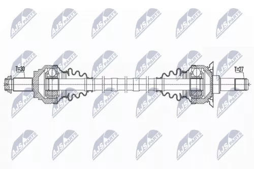 NTY NTY NPW-BM-189 NTY NPW-BM-189 Drive Shaft 