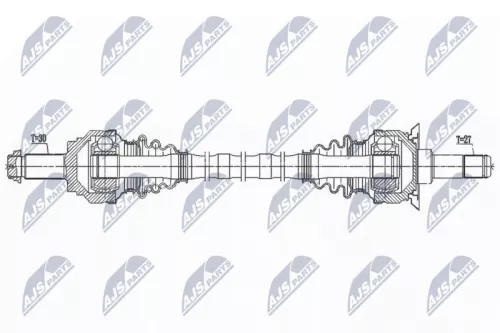 NTY NTY NPW-BM-191 NTY NPW-BM-191 Drive Shaft 