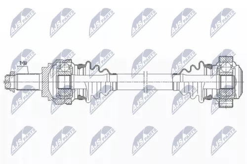 NTY NTY NPW-BM-192 NTY NPW-BM-192 Drive Shaft 