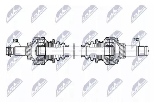 NTY NPW-BM-194 Drive Shaft