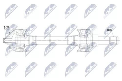 NTY NTY NPW-BM-240 NTY NPW-BM-240 Drive Shaft 