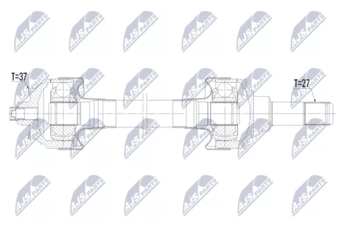 NTY NPW-BM-245 Drive Shaft