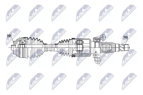 NTY NTY NPW-BM-250 NTY NPW-BM-250 Drive Shaft 