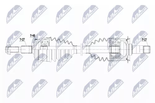 NTY NPW-CH-088 Drive Shaft