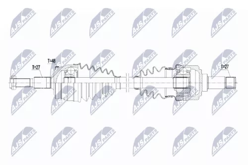 NTY NPW-CH-090 Drive Shaft