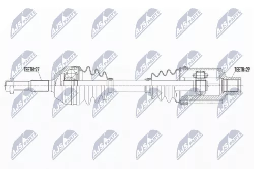 NTY NPW-CH-102 Drive Shaft