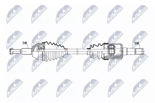 NTY NPW-CH-159 Drive Shaft