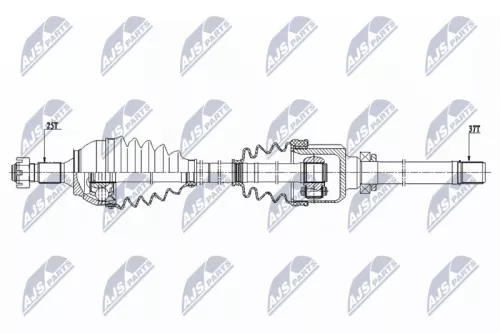 NTY NTY NPW-CT-081 NTY NPW-CT-081 Drive Shaft 