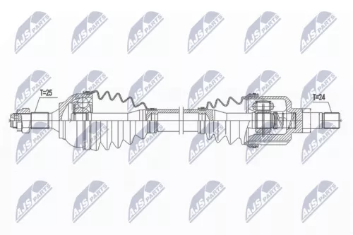 NTY NTY NPW-CT-109 NTY NPW-CT-109 Drive Shaft 