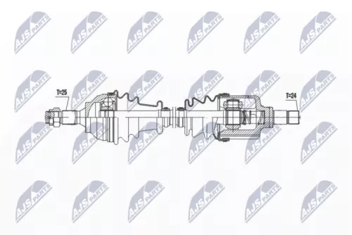 NTY NTY NPW-CT-139 NTY NPW-CT-139 Drive Shaft 