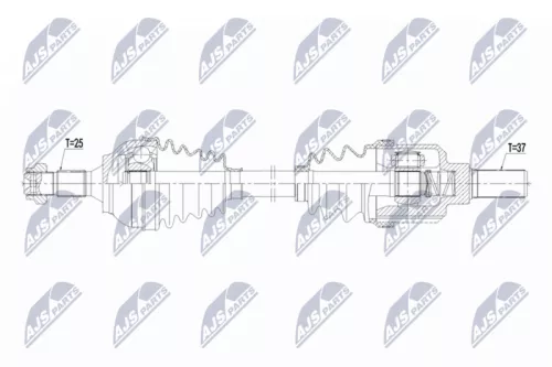 NTY NTY NPW-CT-151 NTY NPW-CT-151 Drive Shaft 