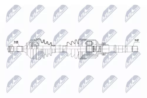 NTY NTY NPW-CT-152 NTY NPW-CT-152 Drive Shaft 