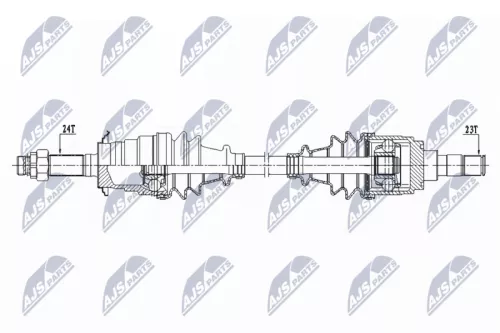 NTY NPW-DA-000 Drive Shaft