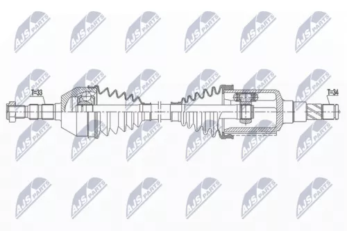 NTY NPW-DW-027 Drive Shaft