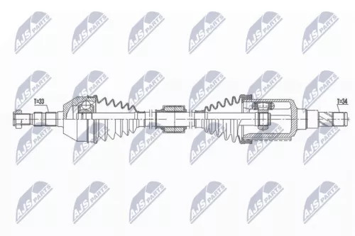NTY NPW-DW-029 Drive Shaft