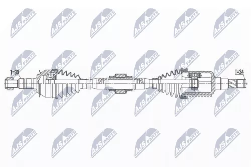 NTY NTY NPW-DW-035 NTY NPW-DW-035 Drive Shaft 