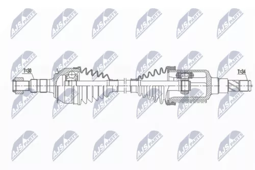 NTY NPW-DW-037 Drive Shaft