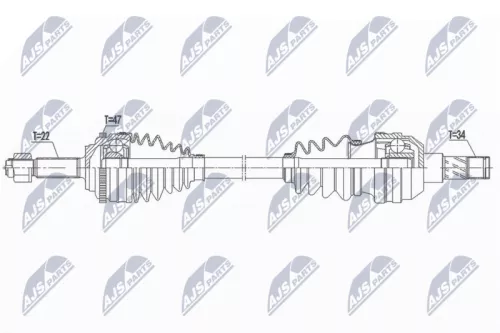 NTY NPW-DW-039 Drive Shaft