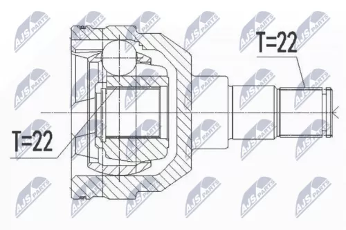Front Front Left Front Right NTY Cv Joint & Boot Kit