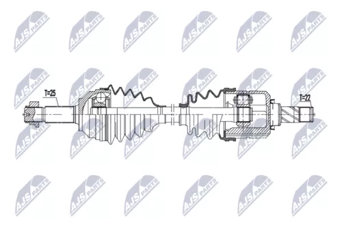 NTY NPW-DW-067 Drive Shaft