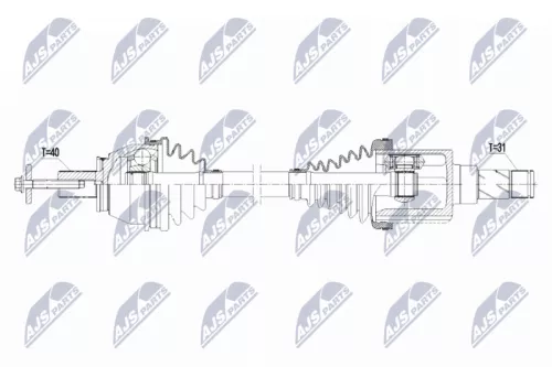 NTY NPW-FR-092 Drive Shaft