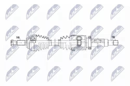 NTY NTY NPW-FR-170 NTY NPW-FR-170 Drive Shaft 